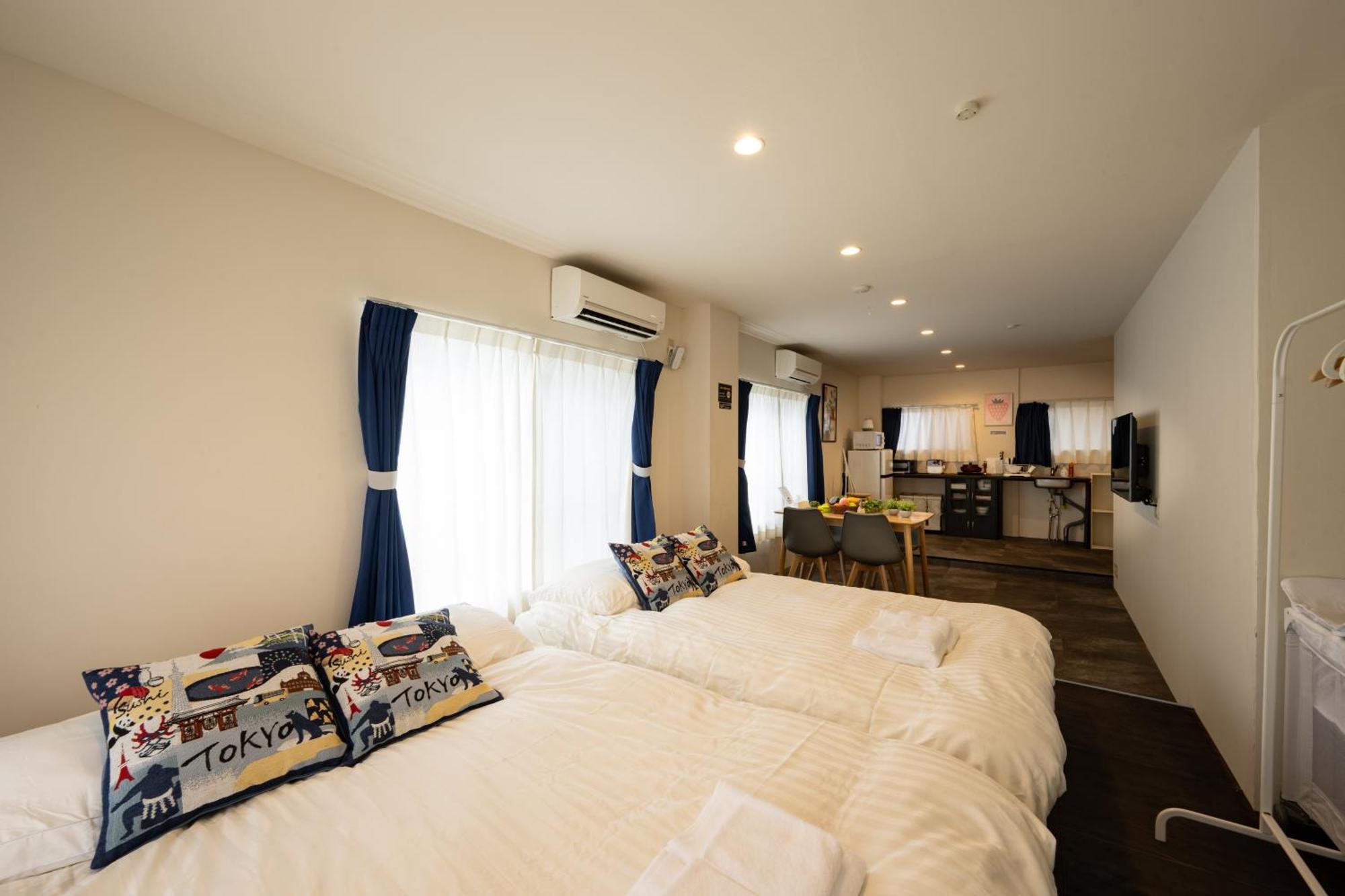 Thunder Hotel -雷門サンダーホテル- 浅草駅から徒歩5分 ベビー用品付き ファミリーも歓迎 大人8名もok!! Токио Экстерьер фото