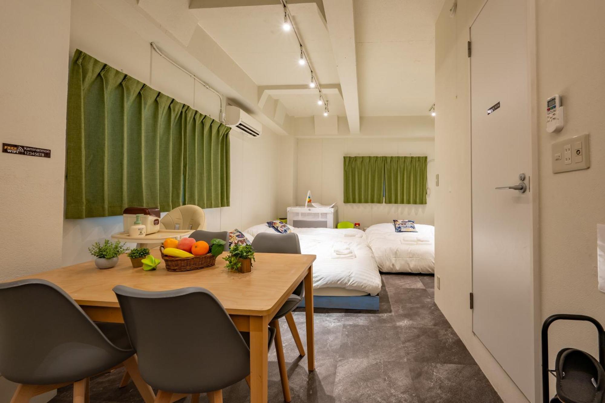 Thunder Hotel -雷門サンダーホテル- 浅草駅から徒歩5分 ベビー用品付き ファミリーも歓迎 大人8名もok!! Токио Экстерьер фото